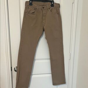 Levi’s 501 button fly jeans.